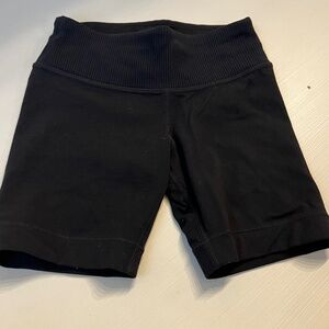 Athleta Girls Black Bike Shorts (Size XS/6) NEVER WORN
